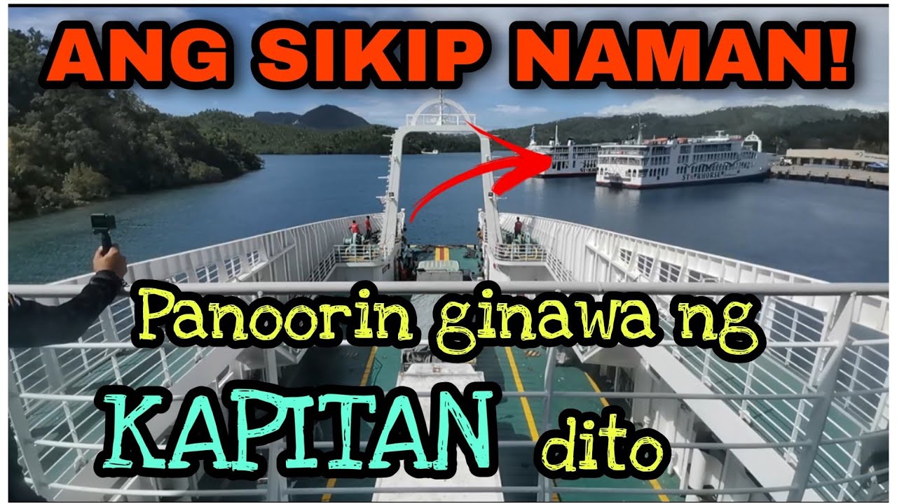 Intense Docking at Port of Balanacan, Philippines.