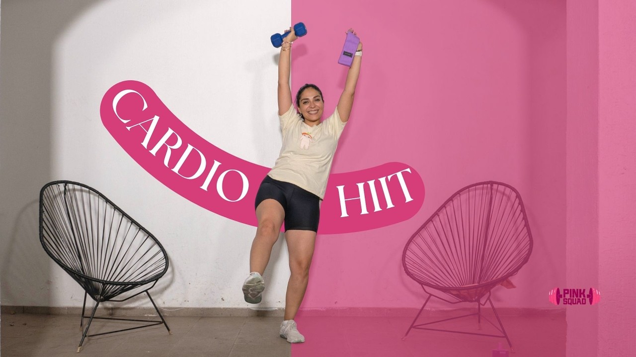 ¡CARDIO HIIT  PAR ACTIVAR TU DÍA! -Pink Squad
