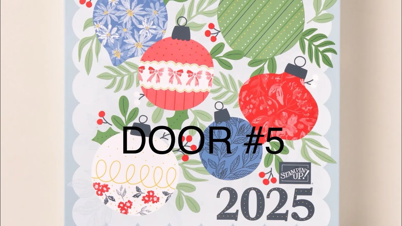 SPOILER ALERT! 12 Days of Crafting Advent Calendar - unboxing videos - DOOR #5