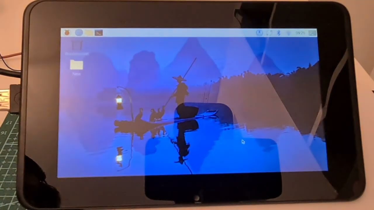 Вторая жизнь планшета ч.1  прототип ! (Raspberry pi 0 2w + LCD DPI 1024x600 )