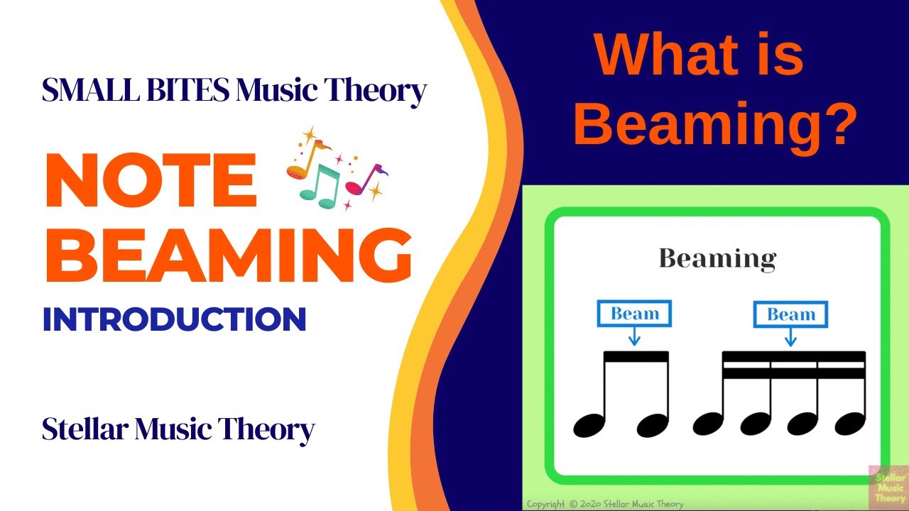 Note Beaming Introduction | Beaming Notes Into Beat | SMALL BITES Music Theory