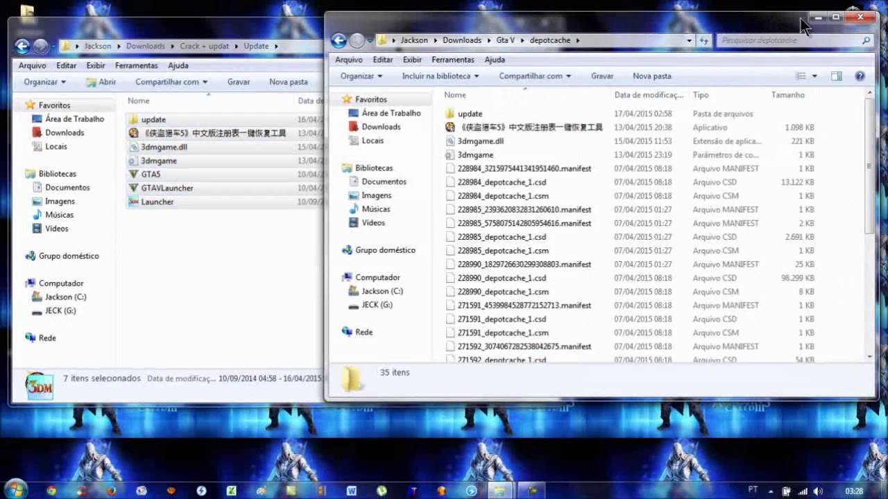 Instalando Gta V + Crack e Update 2015