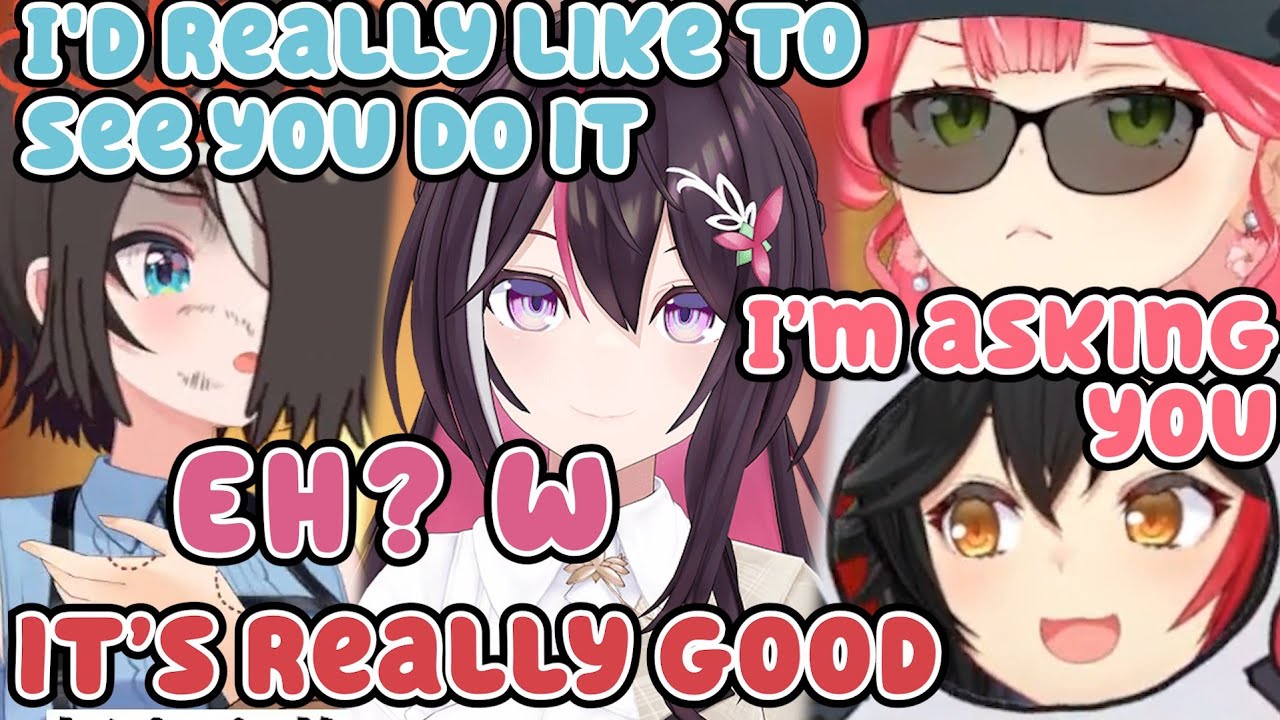 AZKi Confused as Miko, Subaru, and Mio Beg Her to Keep the Insult Character w【Hololive】