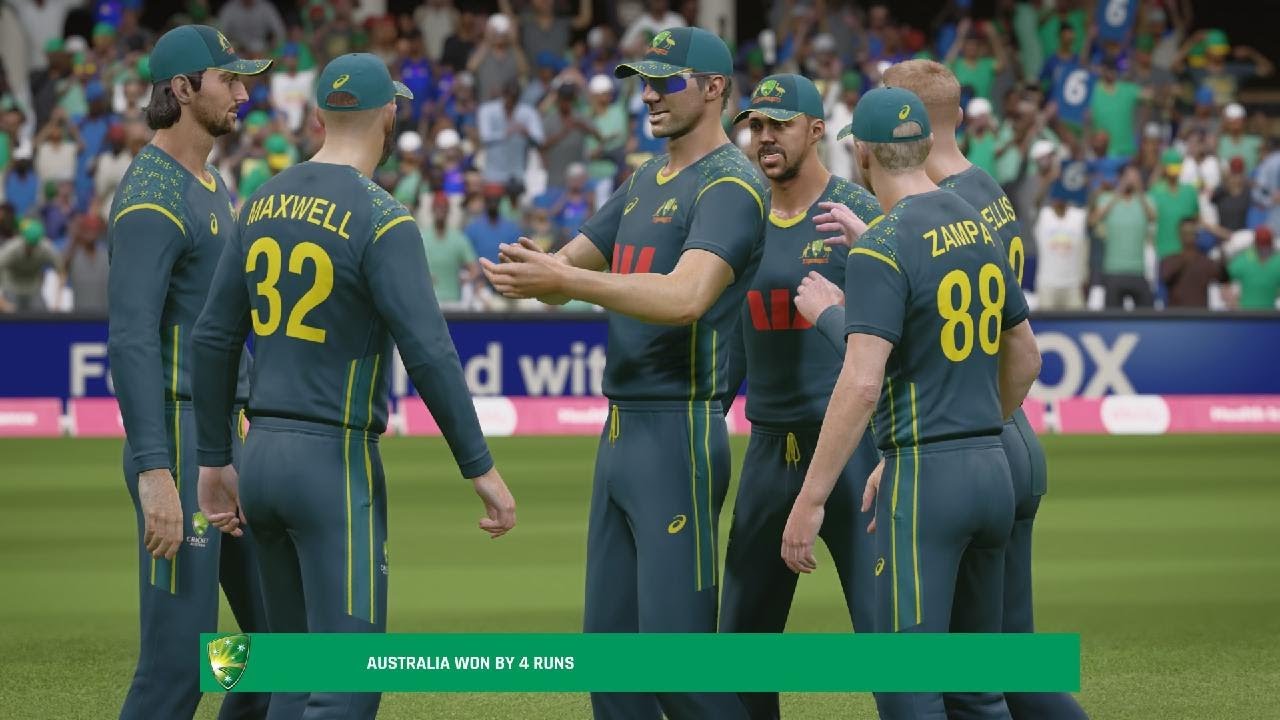 Australia DEFEND 214 in a Amazing THRILLER vs Eng