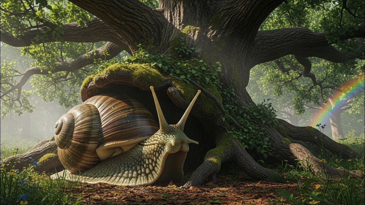 This is a corner of Snail, Live naturally