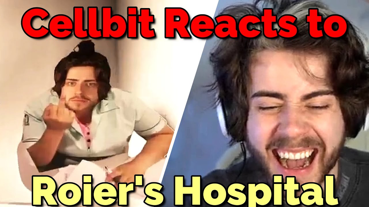 Cellbit Reacts to Roier's Hospital on QSMP Minecraft
