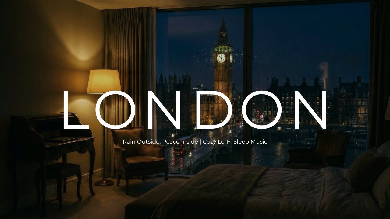 [Playlist] Rain Sounds & Lo-Fi for Deep Sleep | London Night Ambience