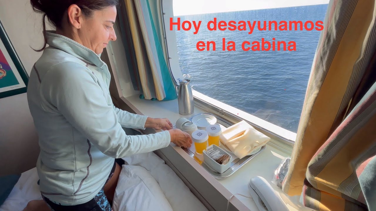 Desayuno en la cabina MSC Cruceros - Viajes con Javier y Mabel -
