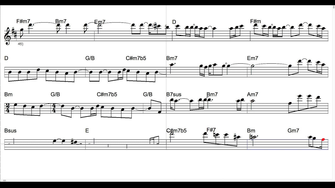 Come saprei - Giorgia - sax tenore
