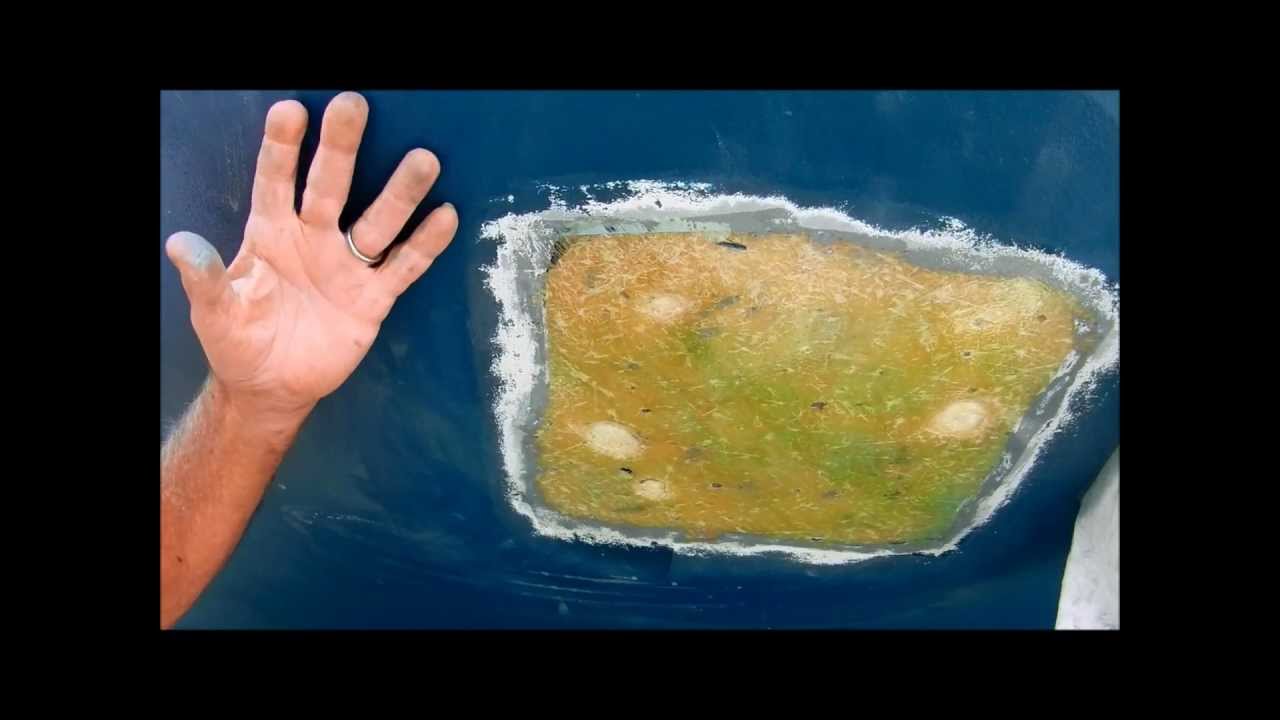 I'm On A Boat- Fixing Fiberglass Blisters Part 2
