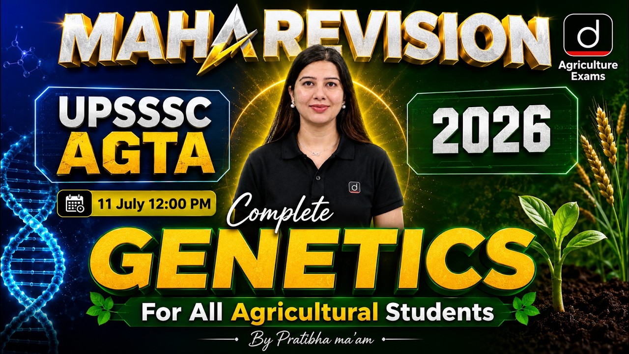 Genetics Marathon 2026 | Complete Revision | UPSSSC AGTA Cane & MP RAEO | Pratibha sharma