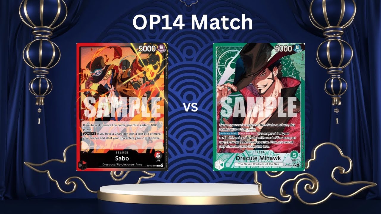 OP14 Match RB Sabo vs G Mihawk 