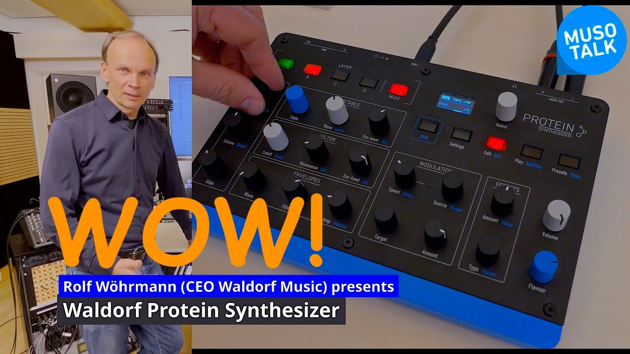 Waldorf Protein Synthesizer Microwave-1-DNA im kompakten Wavetable-Synth für kleines Budget