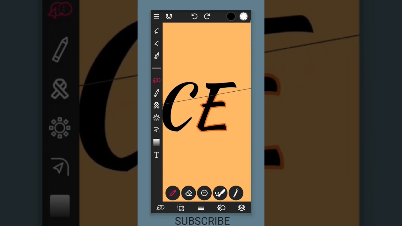 Slice Text In Vector Ink App