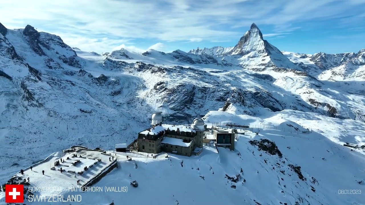 i fly my drone over the Gornergrat & Matterhorn