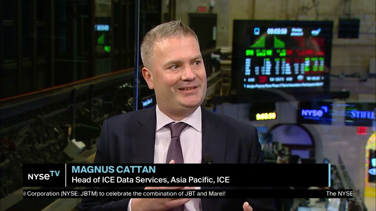 Magnus Cattan, Head of ICE Data Services, Asia Pacific, ICE Joins NYSE TV Live