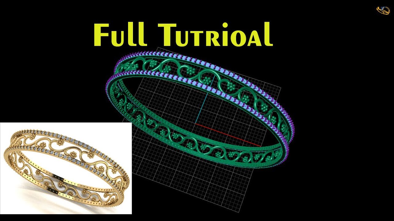 #fulltutorial #bangles #diambangles #goldbangles #cad #jwellery #3d #beginners