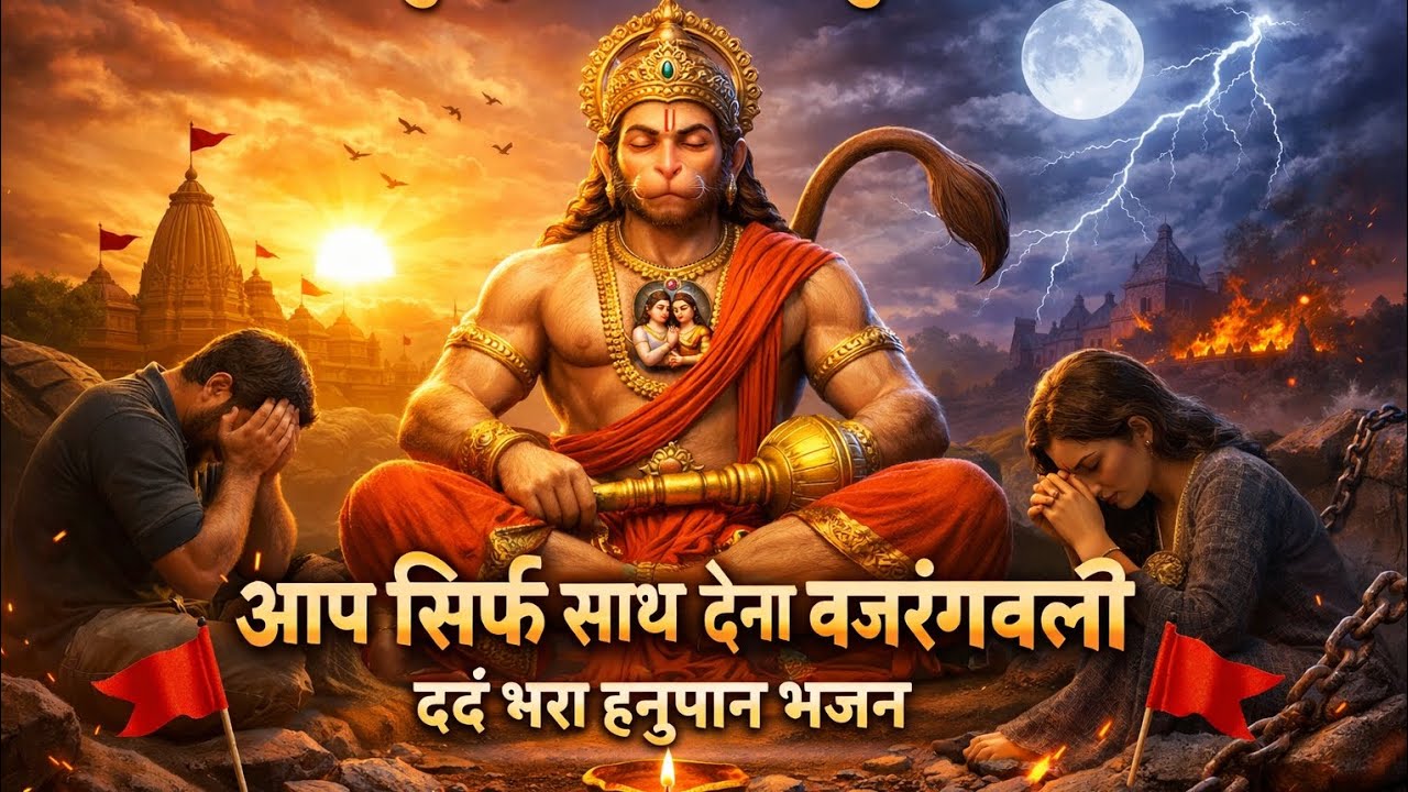 सुबह शाम ज़रूर सुने | आप सिर्फ साथ देना बजरंगबली | दर्द भरा हनुमान भजन 2026