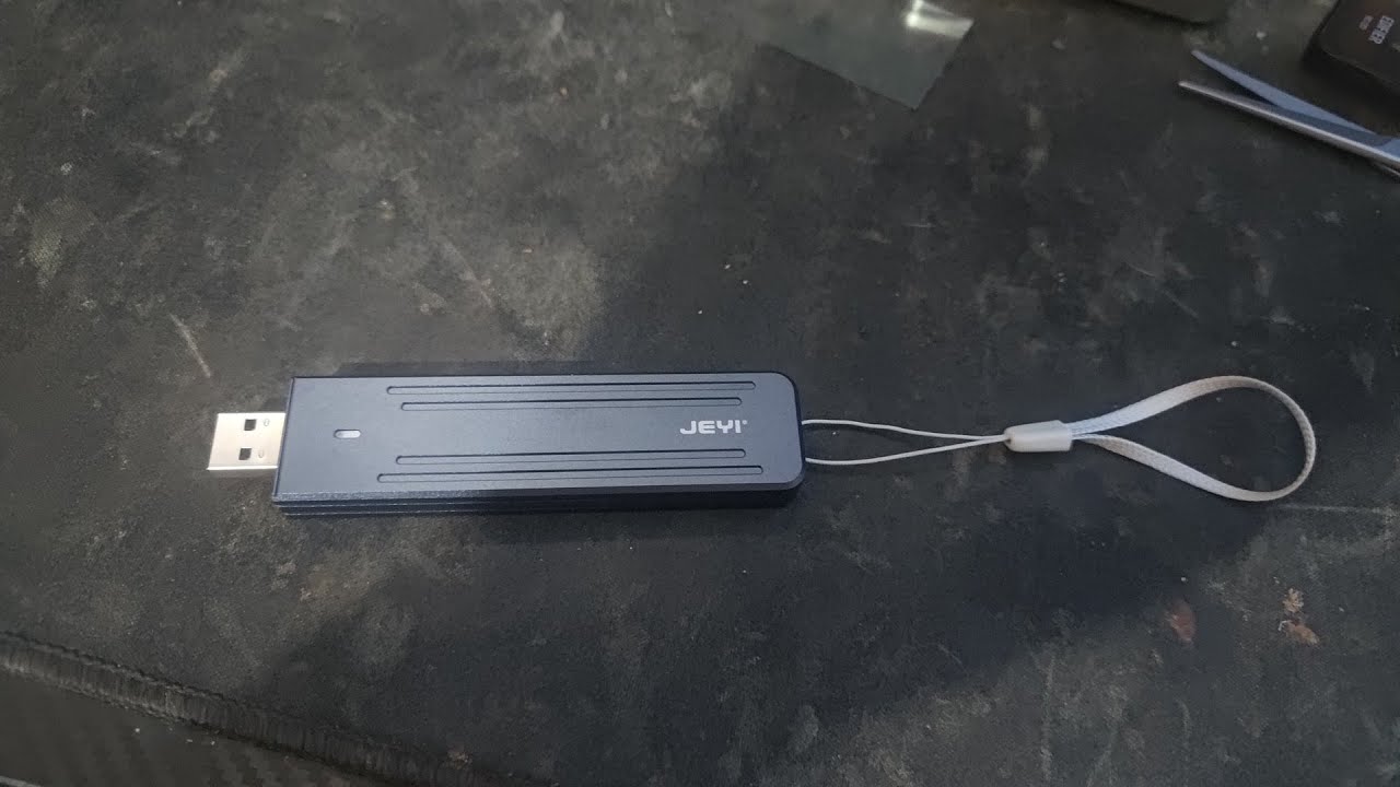 Распаковка JEYI M.2 NVMe (USB 3.2 10 Гбит/с) Корпус для прямого подключения, разъем USB-A, алюмин...
