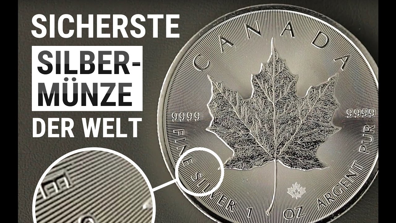 MAPLE LEAF - Die bekannteste SILBERM&Uuml;NZE der Welt - 1 Unze Silber [ANLAGE]