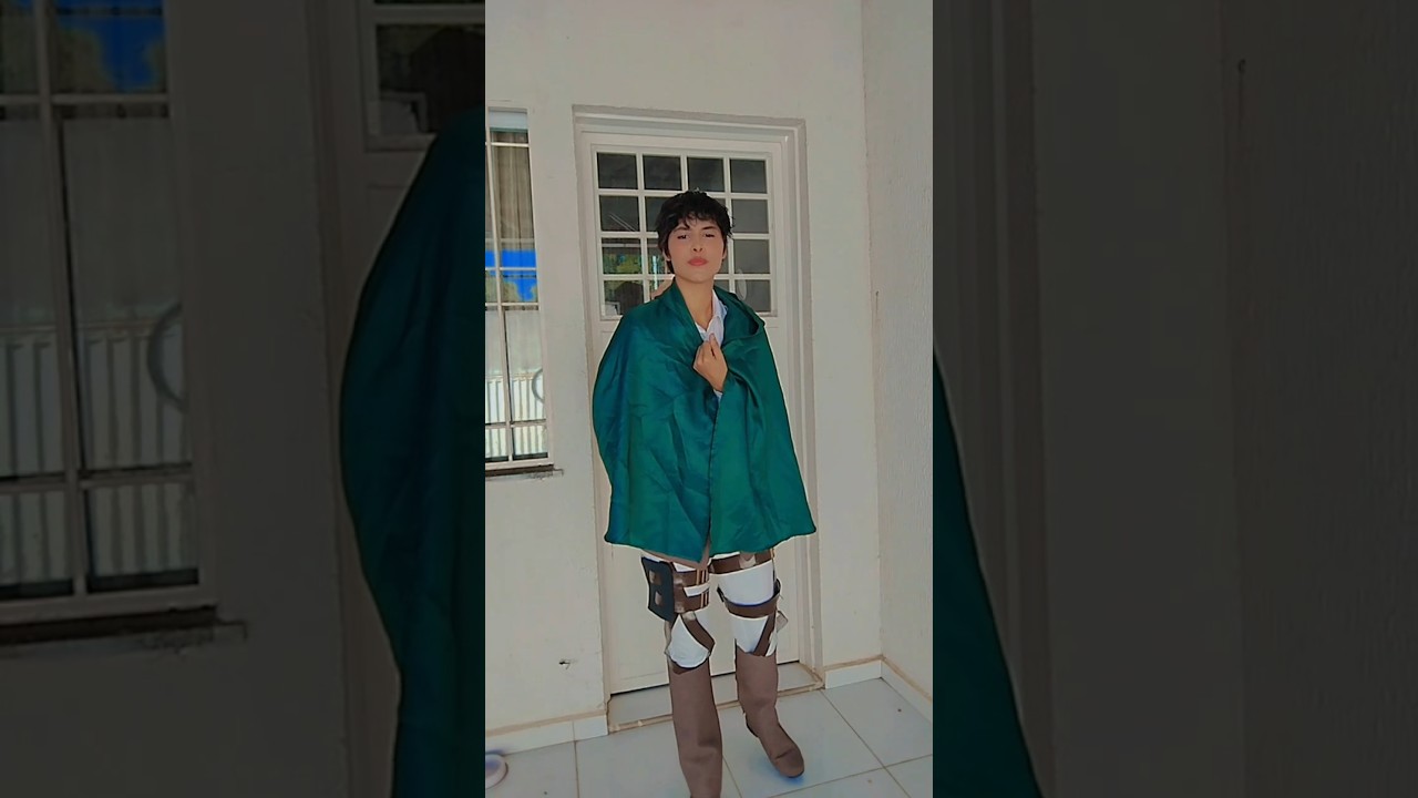 Capit&atilde;o Levi - Cosplay 🫣 #cosplay #anime #otaku #attackontitan #aot #capitaolevi #leviackerman