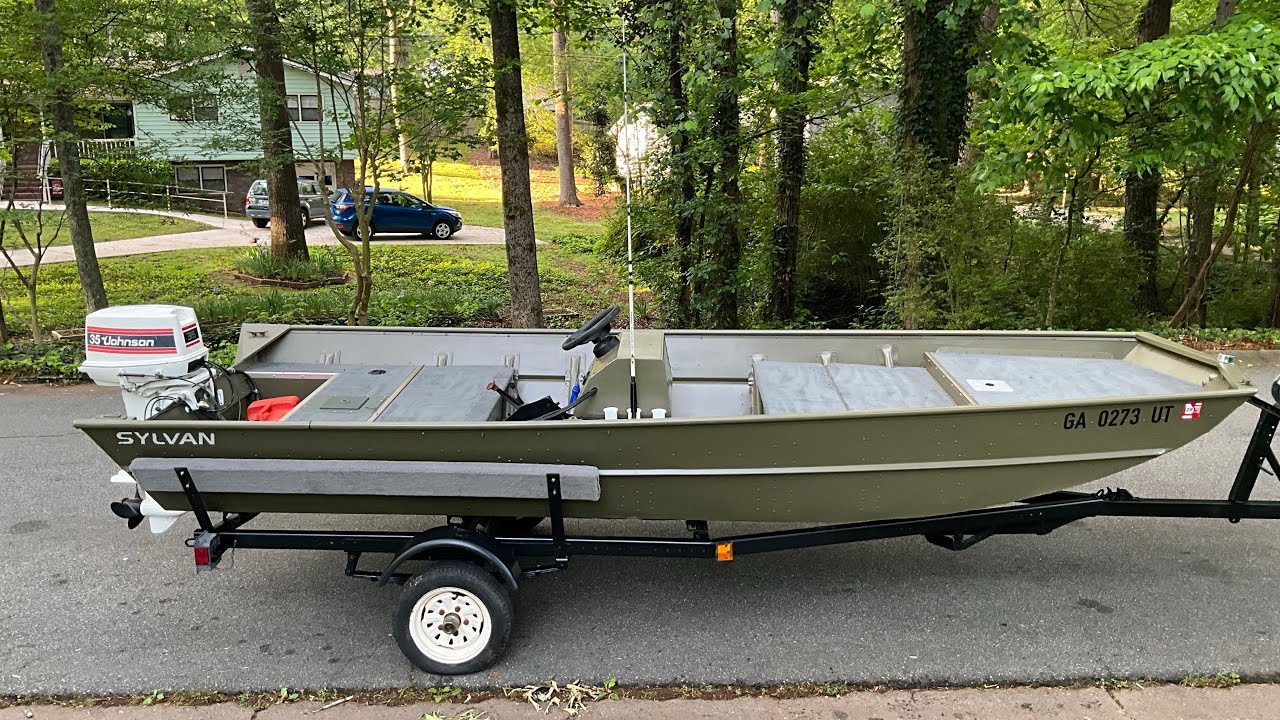 Jon boat setup explained.