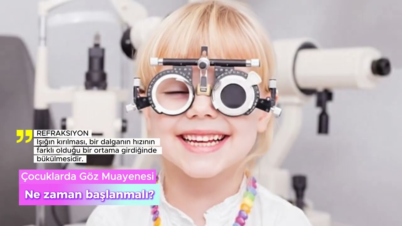 Çocuklarda göz muayenesi ne zaman başlamalı? Birçok aile bu kritik zamanı kaçırıyor!