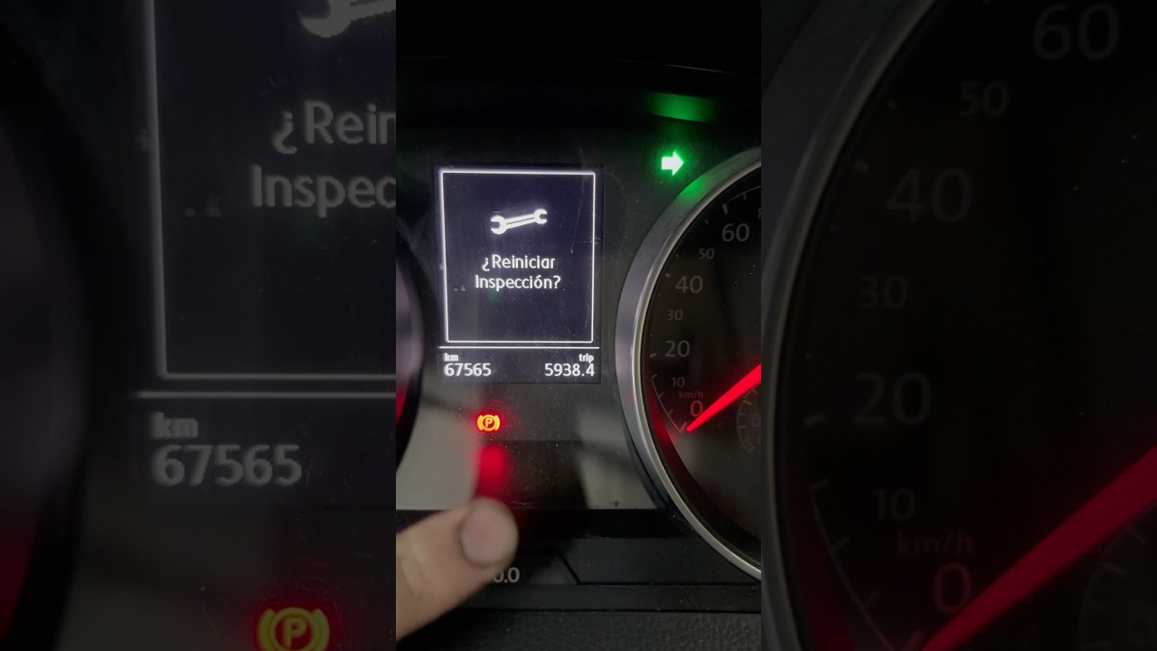 Resetear manualmente testigo de inspección en WOLKSVAGUEN GOLF