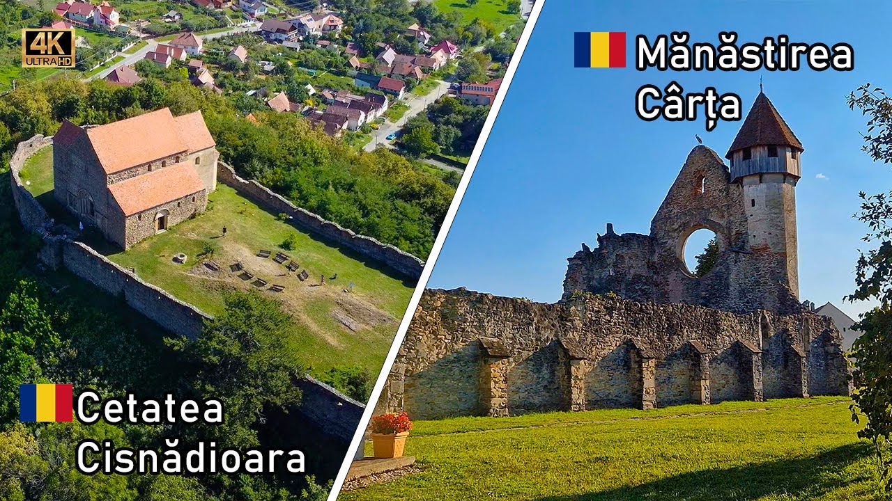 Legende și Istorie: Mănăstirea Cârța și Biserica Fortificată din Cisnădioara (4K UHD)