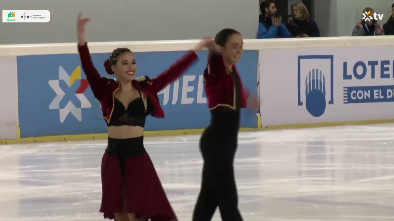 Danza libre de Sof&iacute;a Pascual & Sergio Parra en el Campeonato de Espa&ntilde;a Absoluto 2024