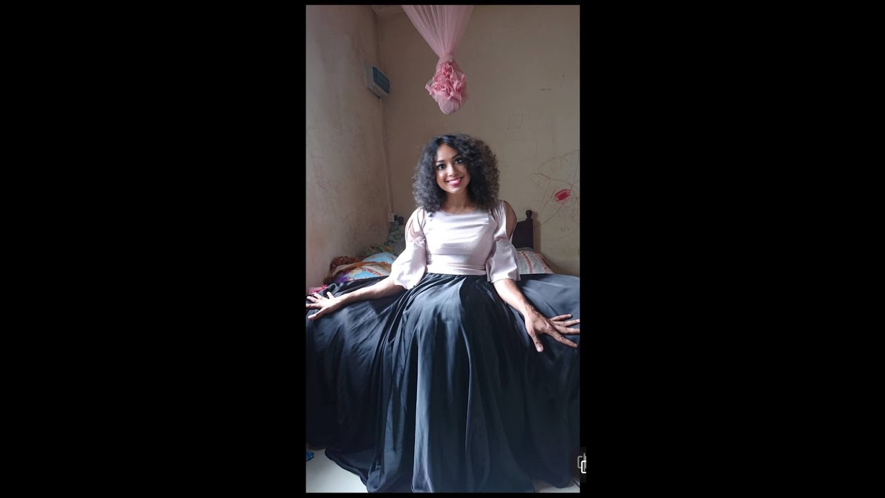 Silk satin Skirts in the wind