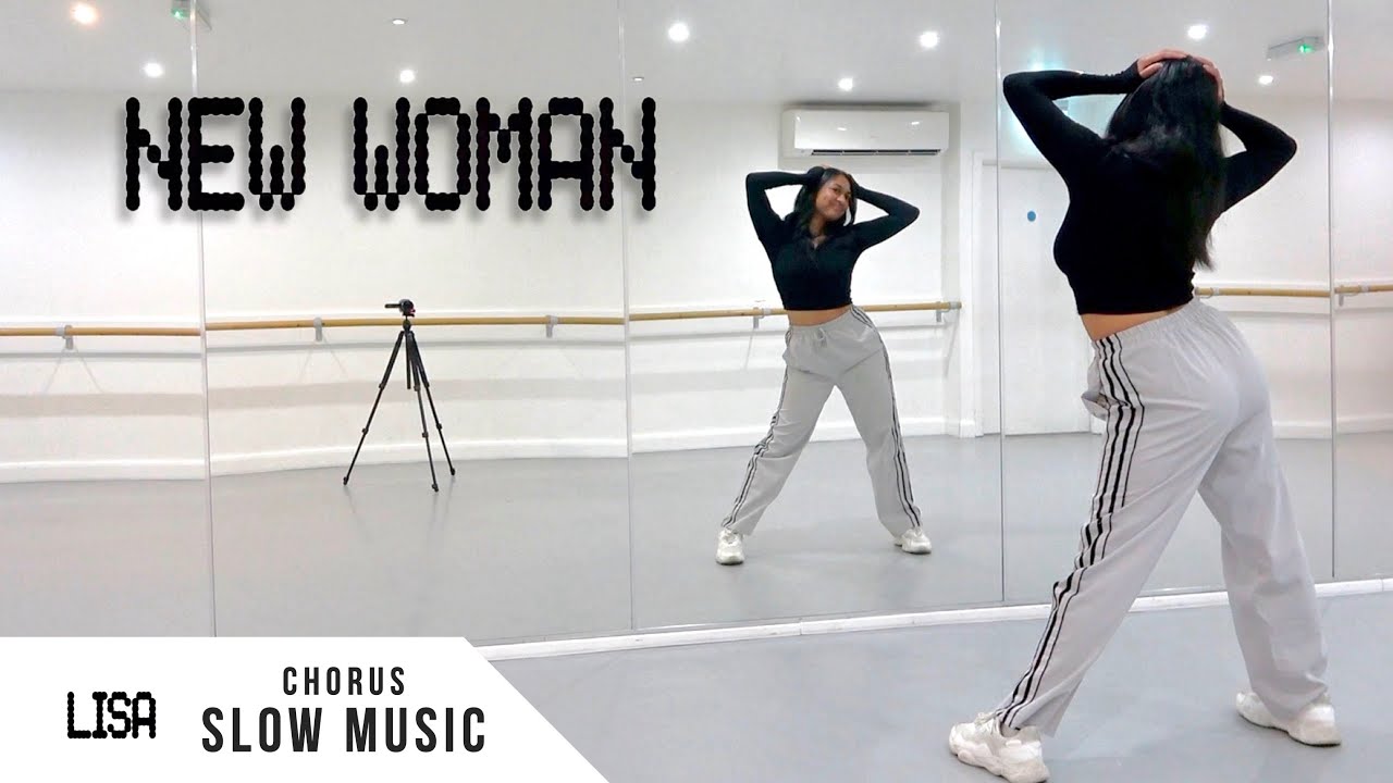 LISA - 'NEW WOMAN' feat. Rosalía - Dance Tutorial - SLOW MUSIC + MIRROR (Chorus)