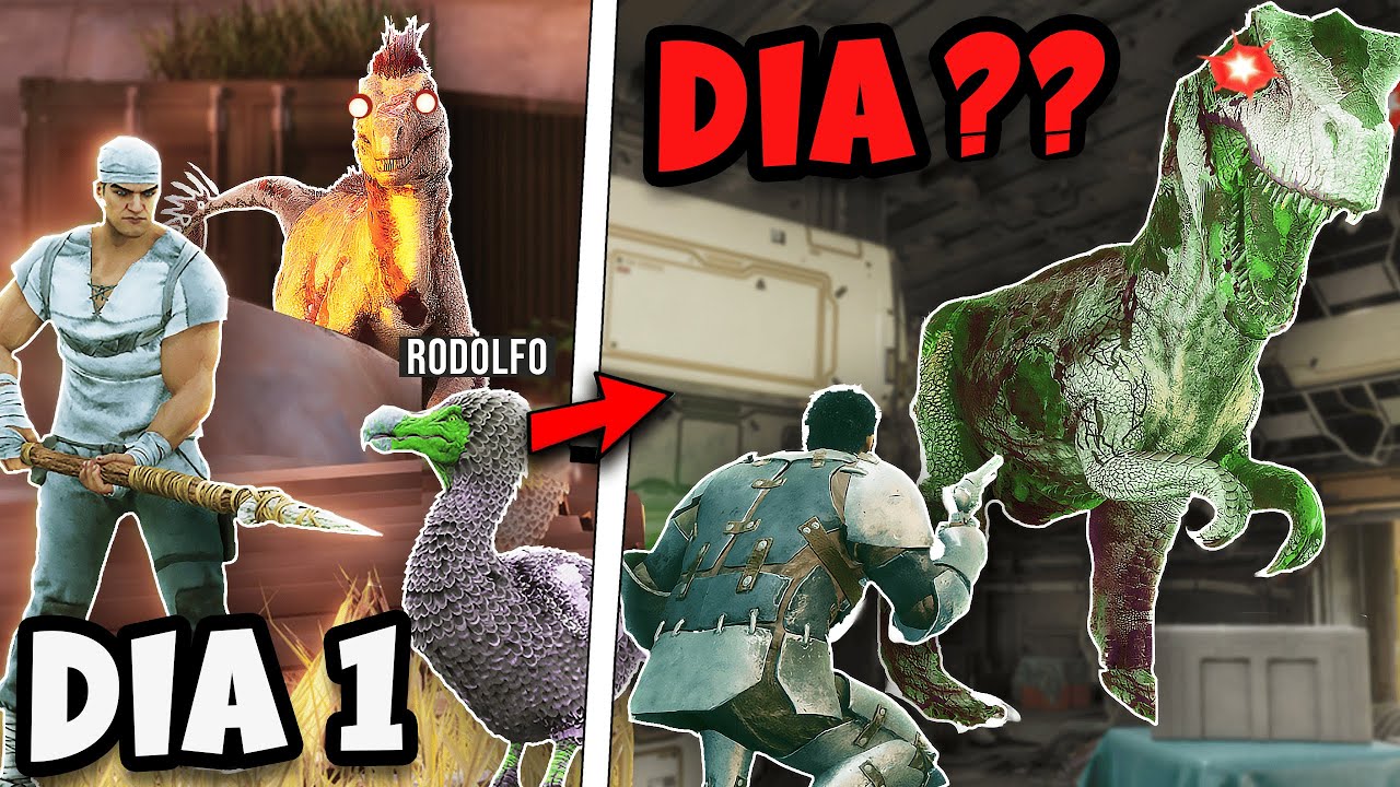 EU SOBREVIVI A ILHA ZUMBI NO ARK ASCENDED