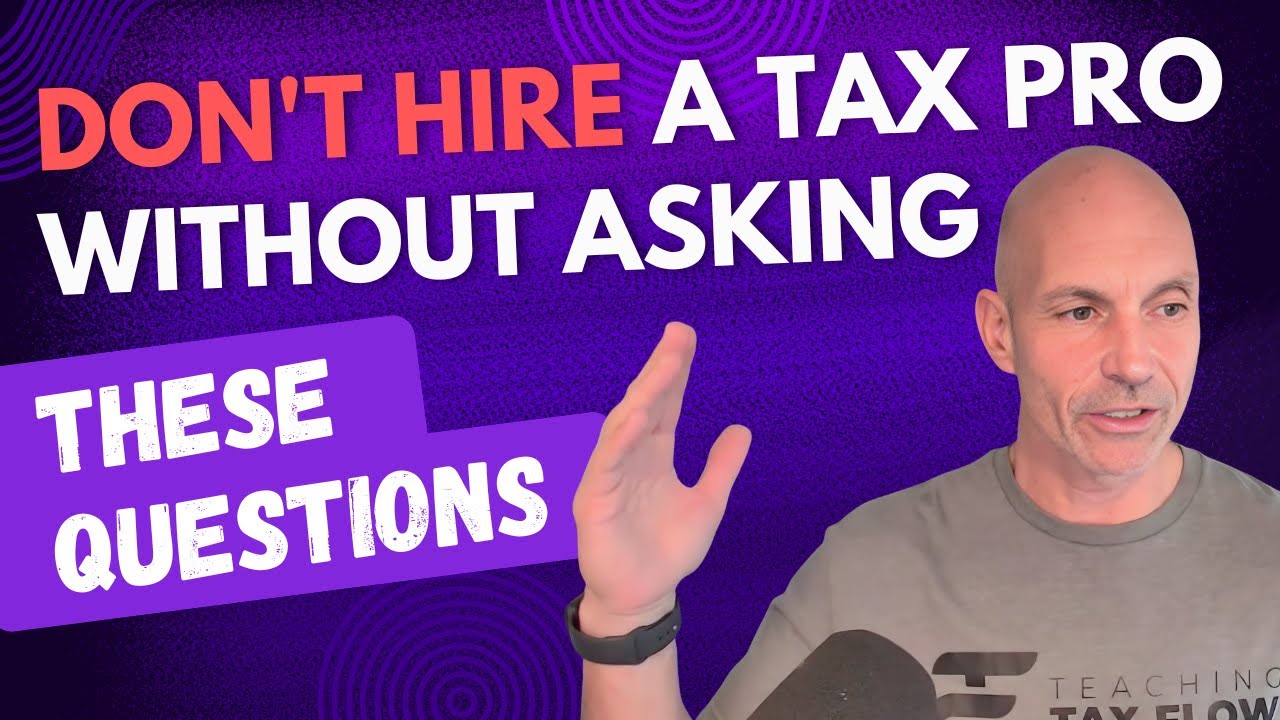 Ep. 171 | Don't Hire a Tax Pro Without Asking These Questions