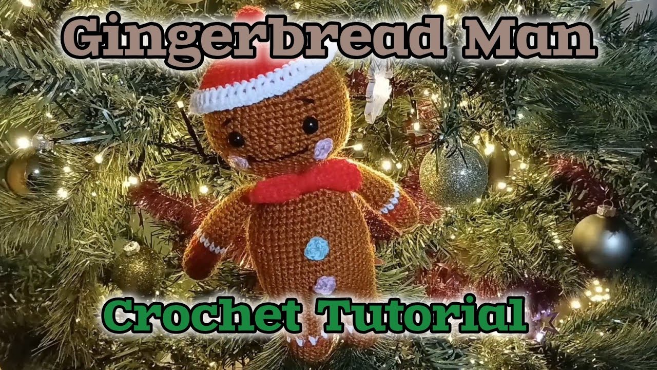 Gingerbread Man Crochet Tutorial & Kit Review