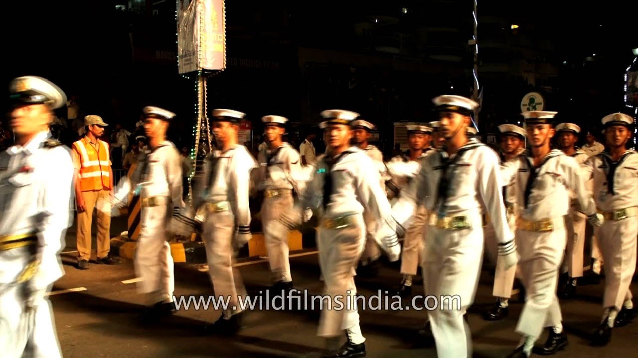 Naval contingent of Mauritius participates in International City parade in India