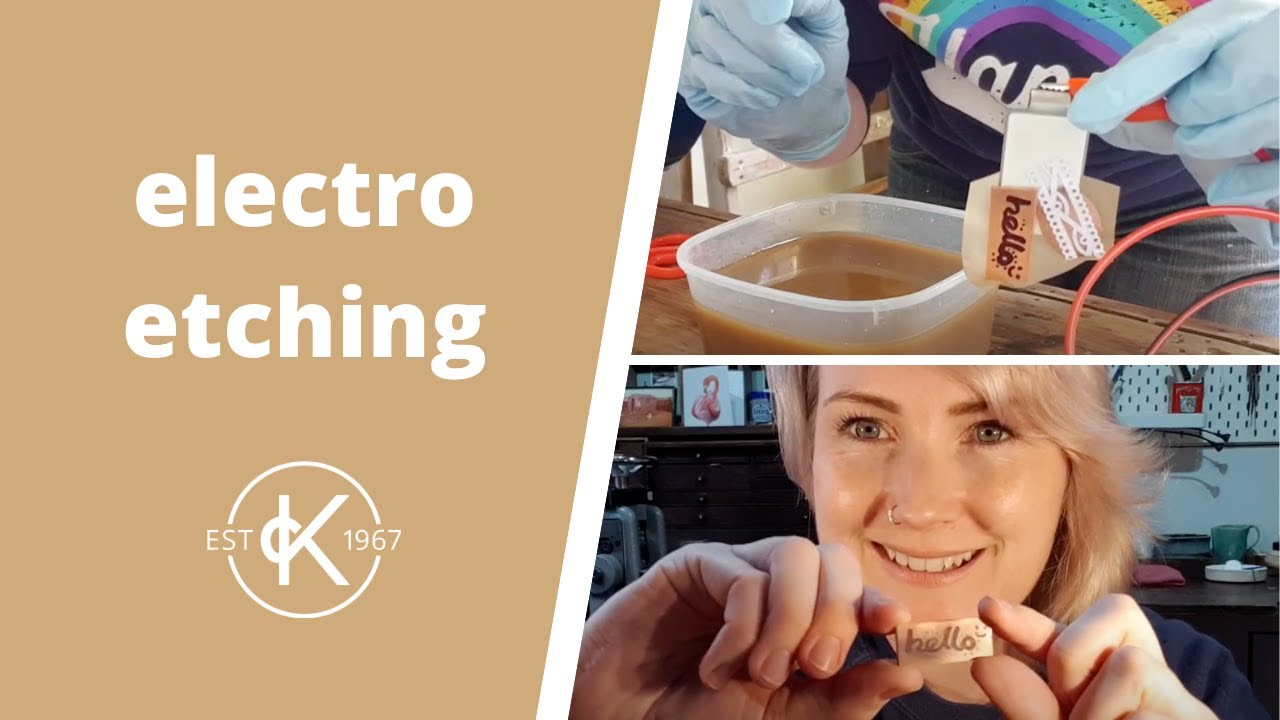 Electro Etching Preparation & Tutorial | Kernowcraft