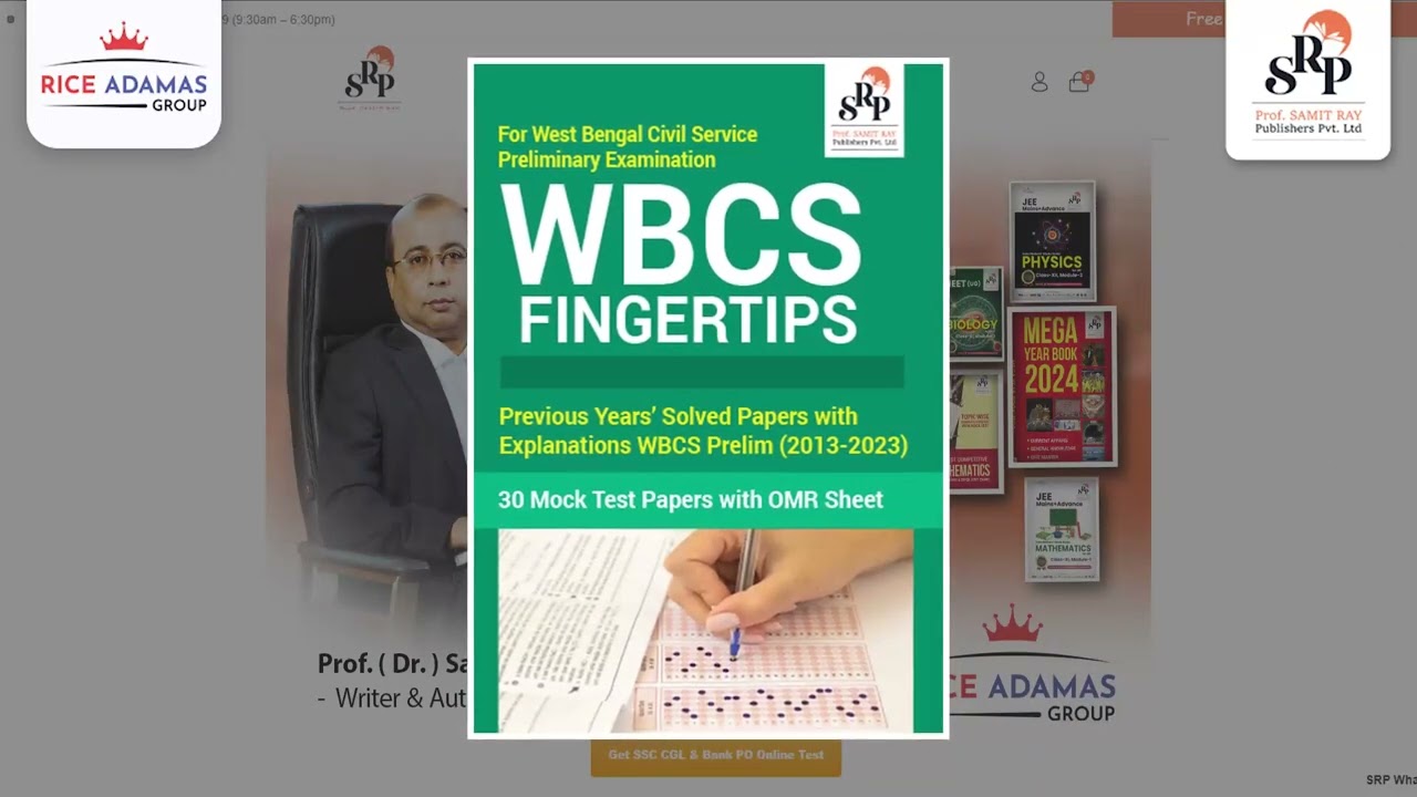 Best Books for SSC, GK, Current Affairs 2025 📘 | Prof. Samit Ray Publications