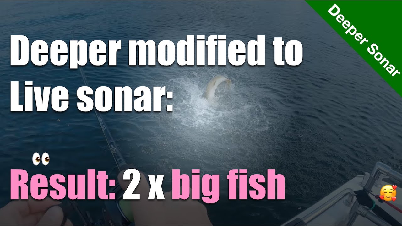 ► Deeper modified to live sonar [2023]: Result 2 x big fish ★★★★★