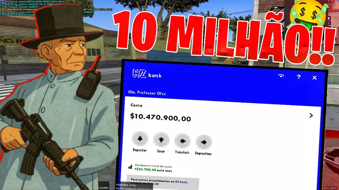 🚨 CHEGUEI 10 MILHÕES EM 7 DIAS! HORIZONTE RP ( GTA RP )