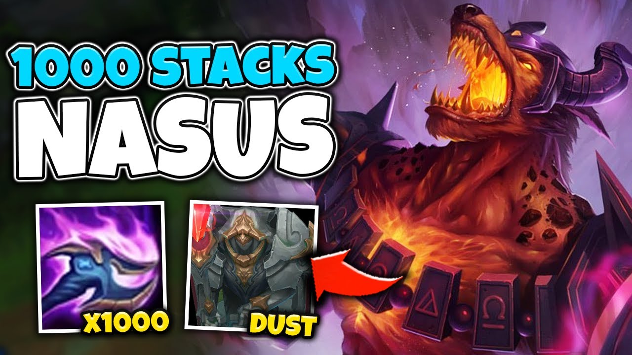 TURN TOWERS TO DUST WITH 1000 STACKS NASUS! (SUPER STACKER BUILD) - League of Legends