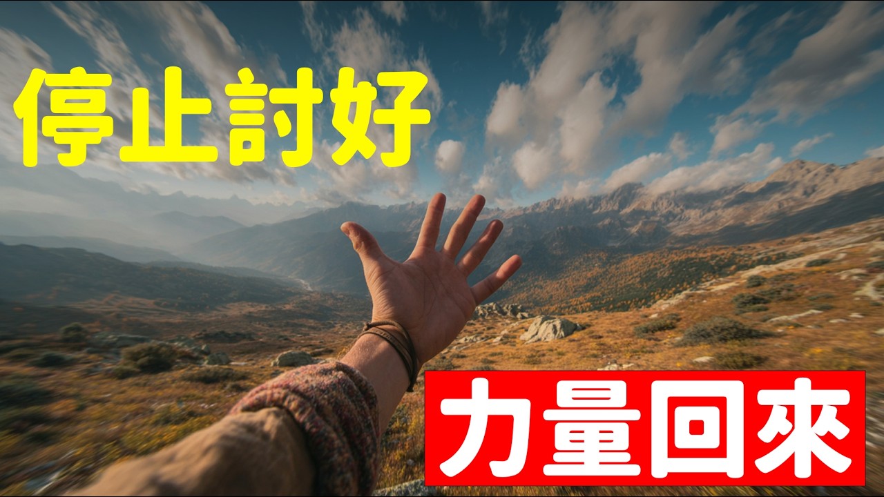 當我停止依賴外界的肯定，不再用別人的眼光衡量自己，也不把自己放在卑微的位置，願意承認自己值得被好好對待，替自己的情緒留一盞燈，於是靈魂回到自己身上，世界也開始以對等而溫柔的方式回應我