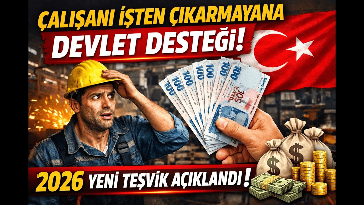 Çalışanı İşten Çıkarmayana Devlet Desteği! 2026 Yeni Teşvik Açıklandı