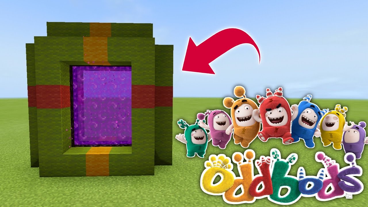 Membuat Portal Oddbods ~ MineCraft Beta