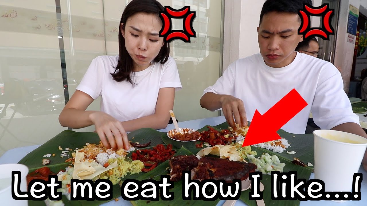 We had a BIG FIGHT over First time Banana Leaf in Malaysia...