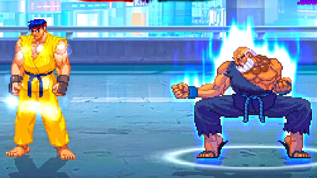 [Street Fighter Mugens] Thunder Ryu Vs Gouki