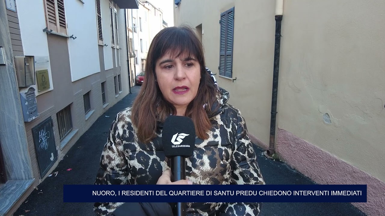 NUORO, I RESIDENTI DEL QUARTIERE DI SANTU PREDU CHIEDONO INTERVENTI IMMEDIATI 18 12 2024