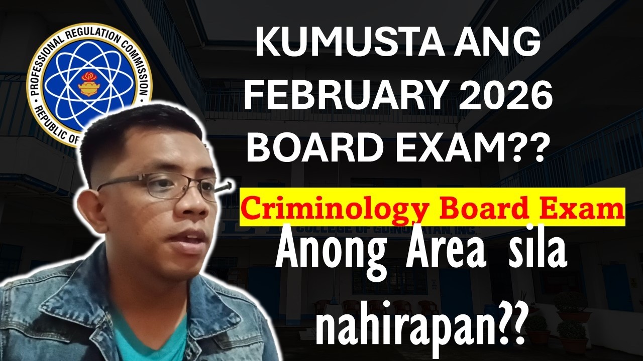 Kamusta ang CLE February 2026 ? Saan sila nahirapan? Criminology Board Exam | Criminology Talks
