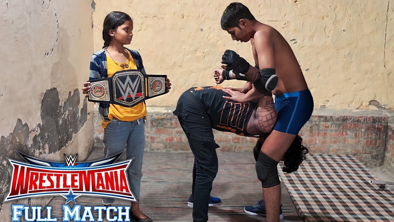 WWE India 🇮🇳 | Roman Reigns vs Triple H WrestleMania 32 Full Match | Backyard Wrestling