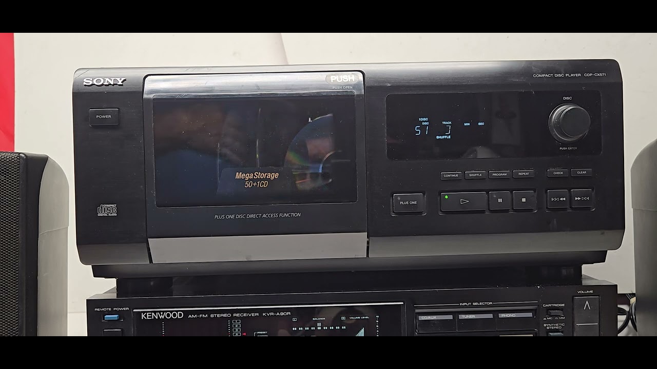 Sony CDP-CX571 Carousel CD Player Changer 50+1CD